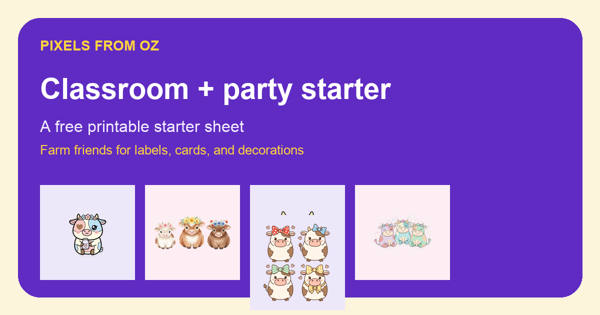 For classrooms, birthdays, and seasonal makes project path
